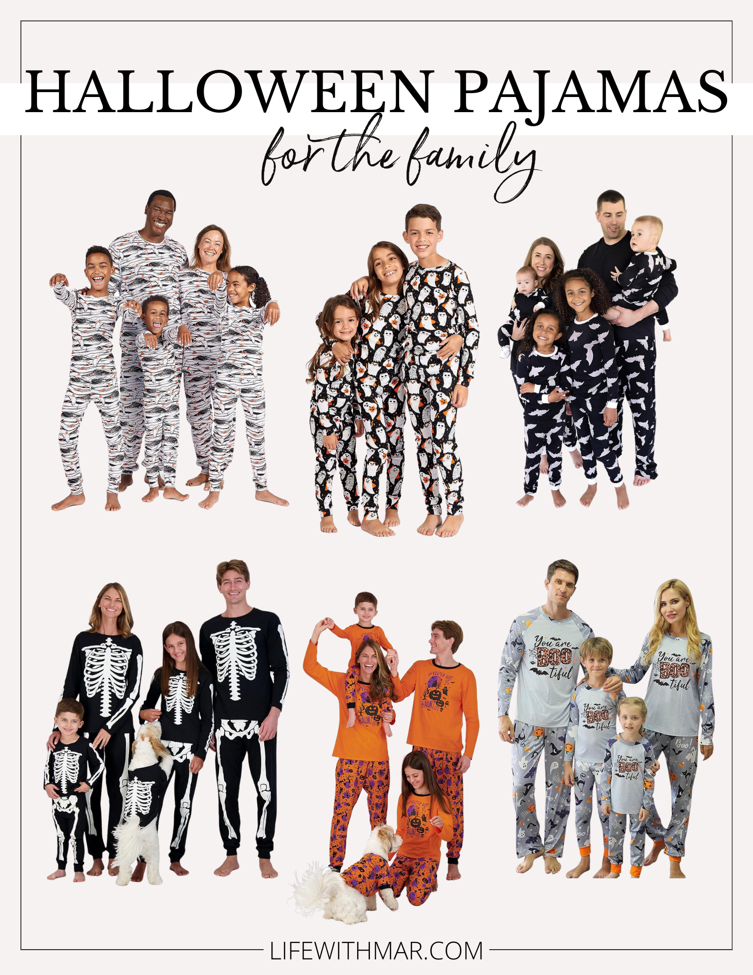 The Cutest Matching Family Halloween Pajamas for 2023