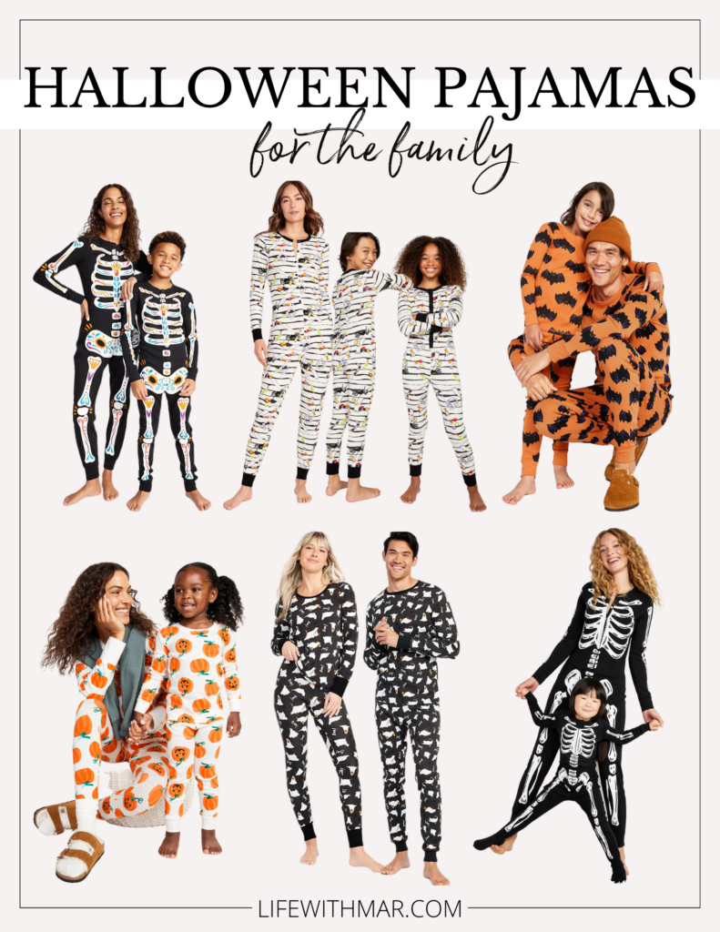 family halloween pajamas