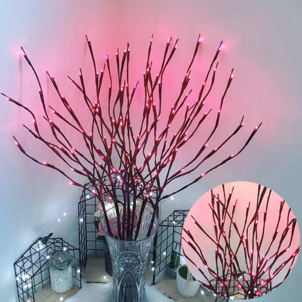 pink branch led halloween decorations