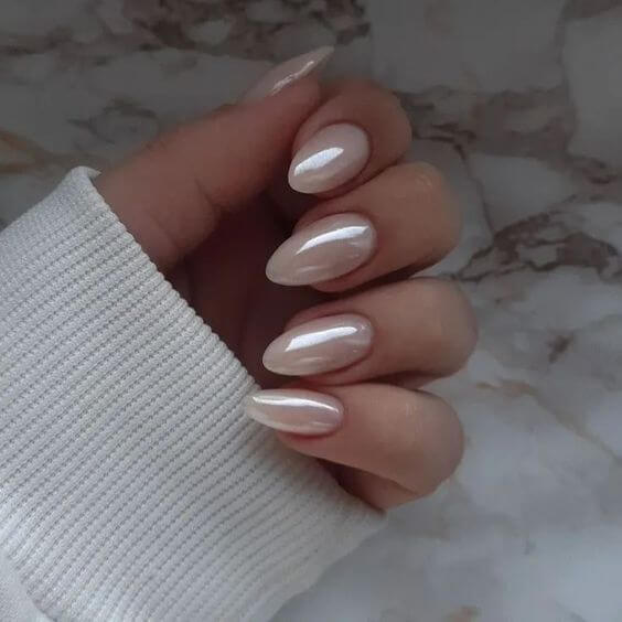 chrome winter christmas nail ideas