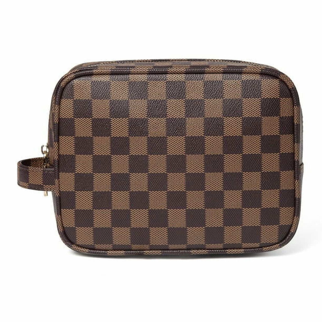 LV dupe toiletry makeup bag