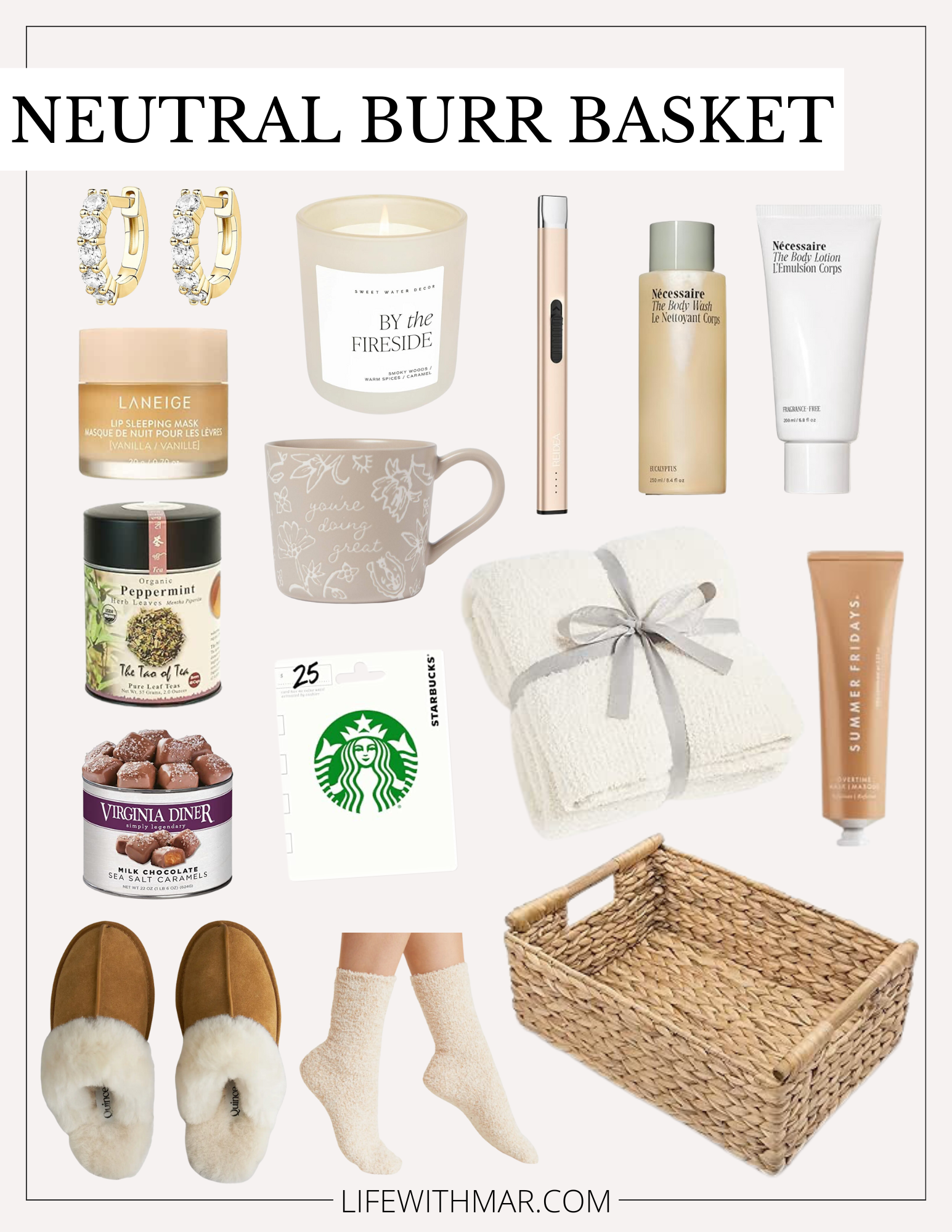 neutral burr basket gift idea