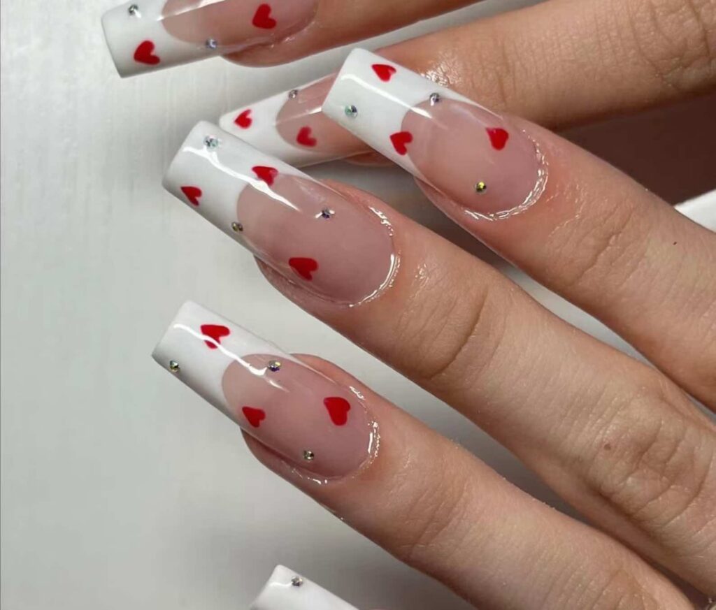 classic valentine's day nail inspiration