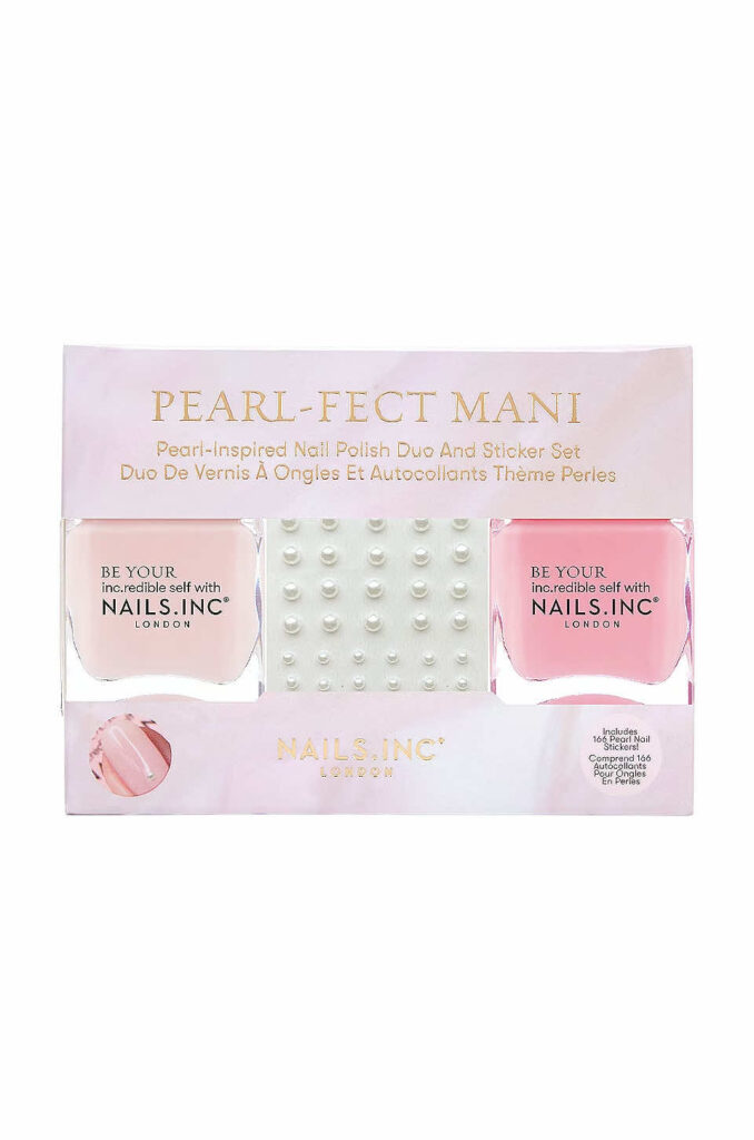 fun pearl DIY nail kit for girly nails