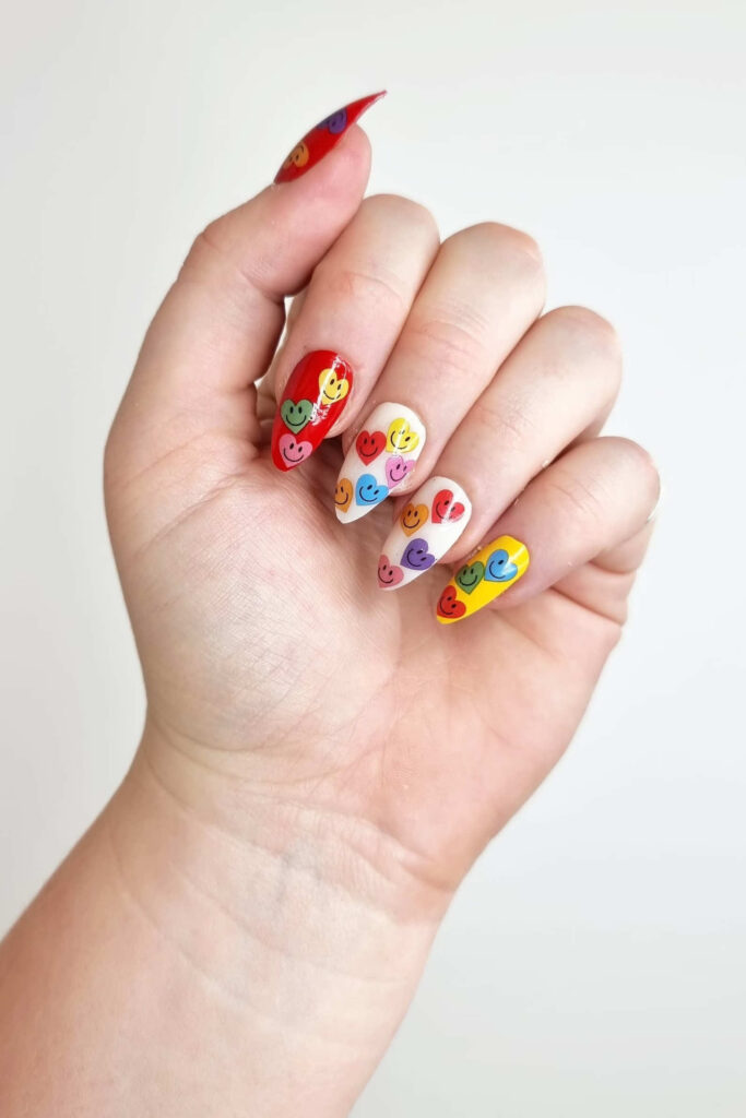 valentine's day nail stickers