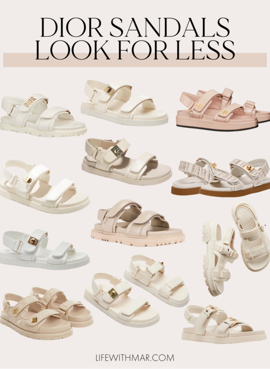 dior sandals lookalikes