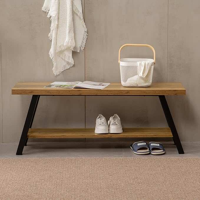 Amazon farmhouse entryway bench idea