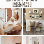 15+ ways to style your entryway bench