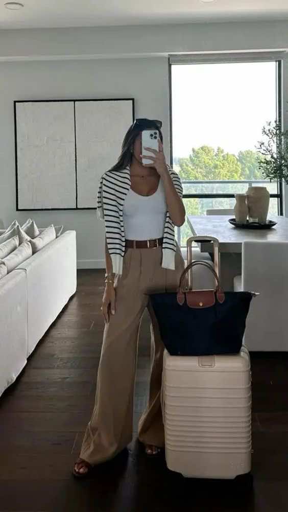 summer travel outfits for the airport