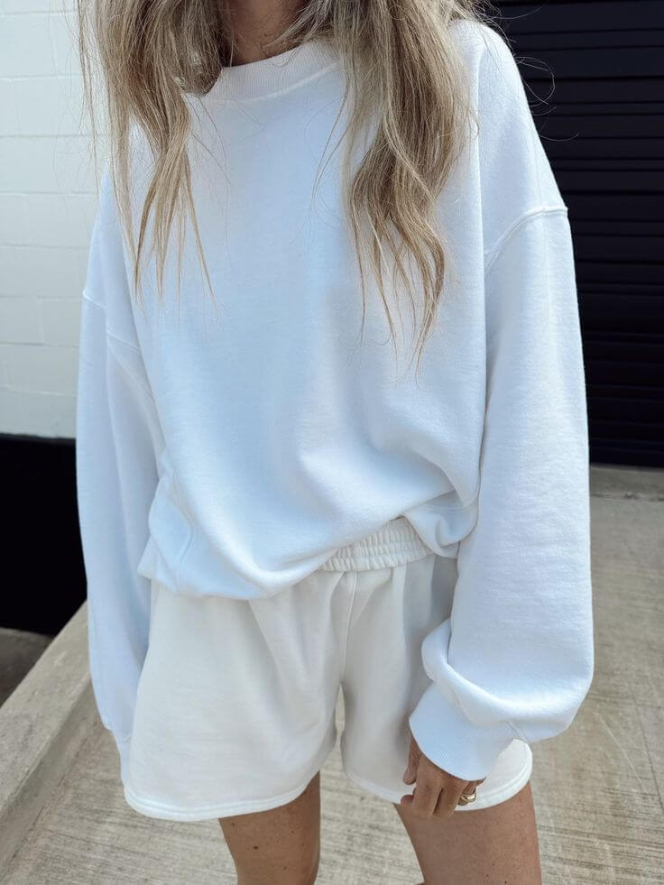 how to wear sweatshorts