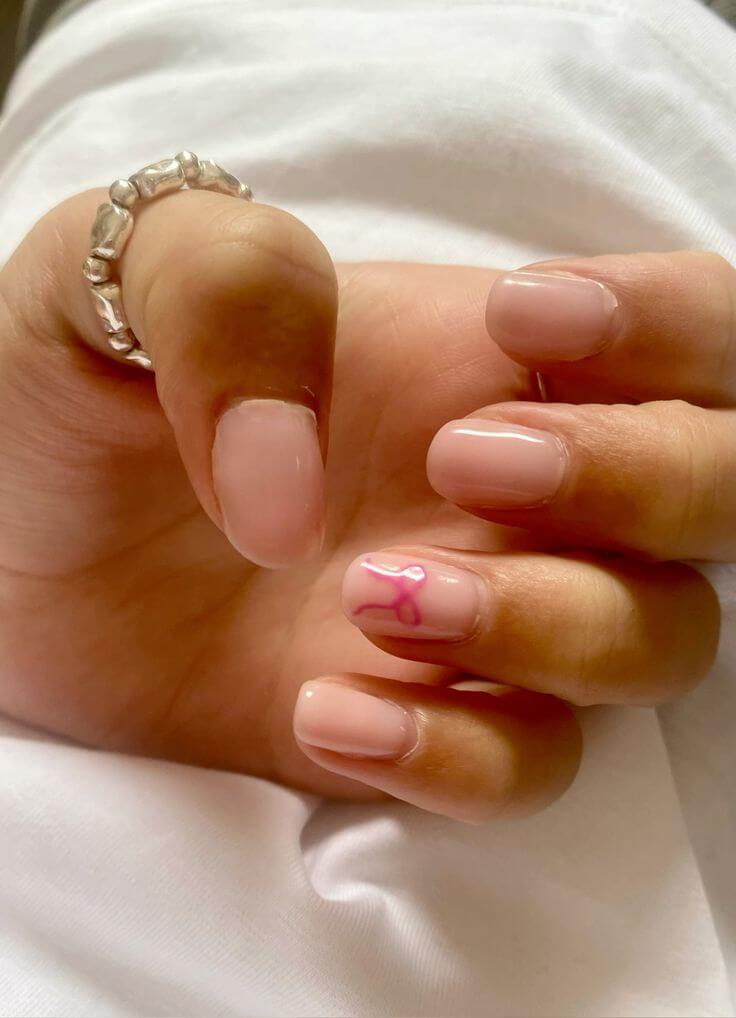 cute bow nail ideas for this winter