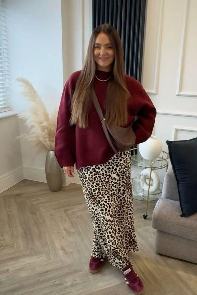 burgundy outfit ideas 