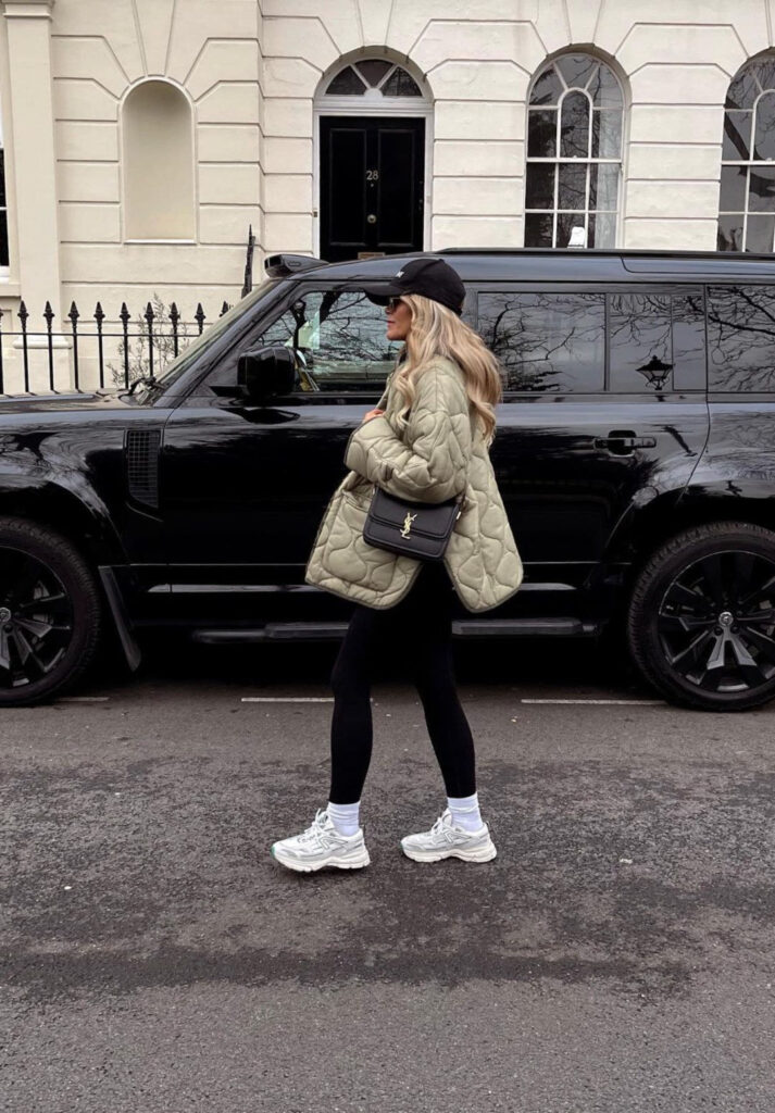 black leggings outfits for fall and winter