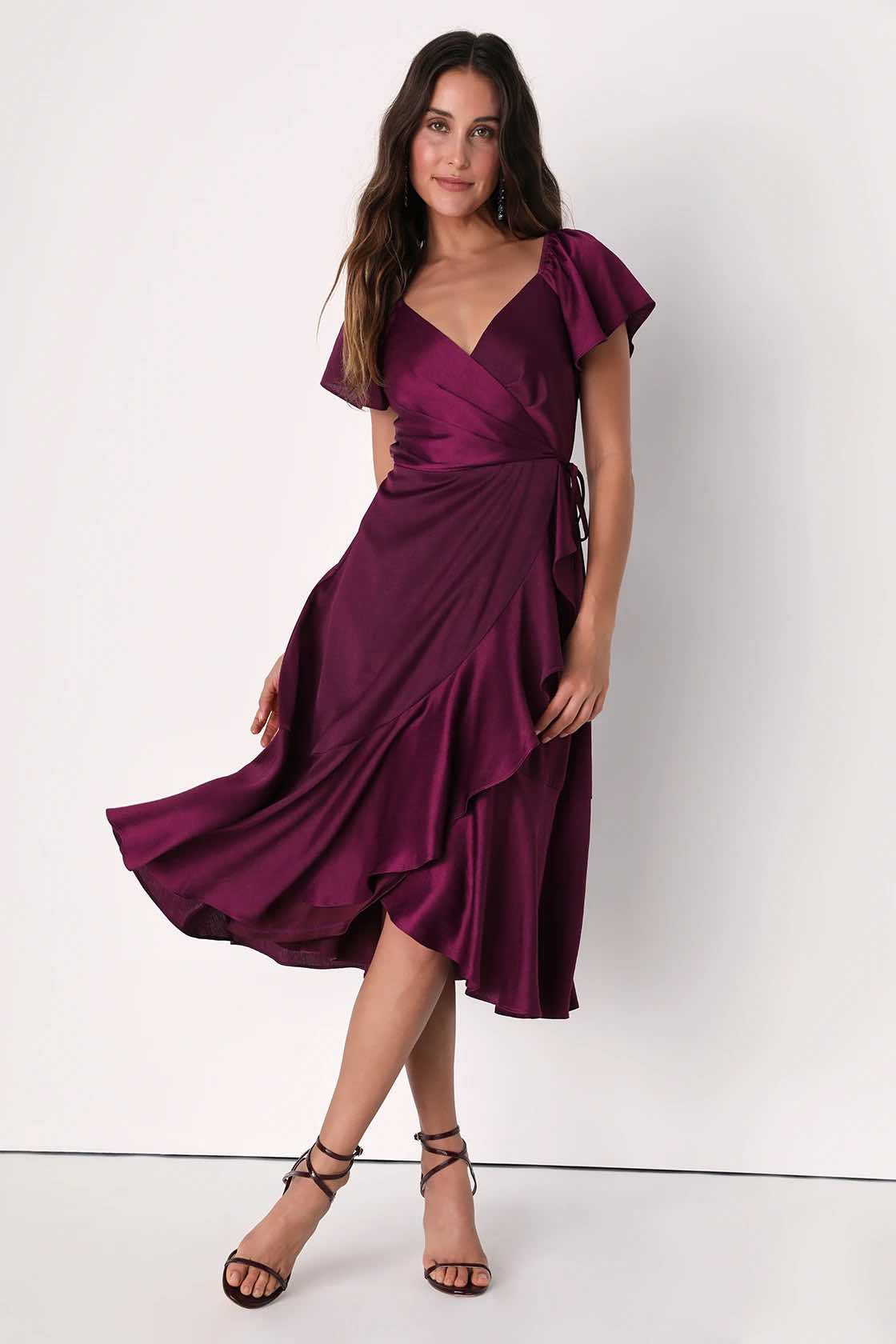 50+ Gorgeous Winter Wedding Guest Dresses - Life with Mar