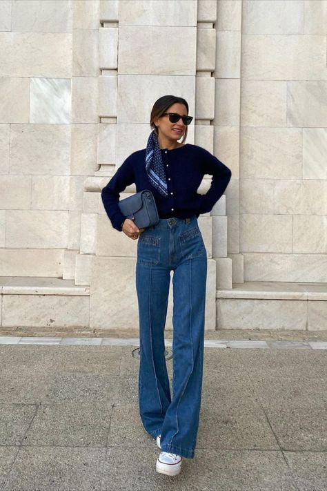 flare leg jeans outfits