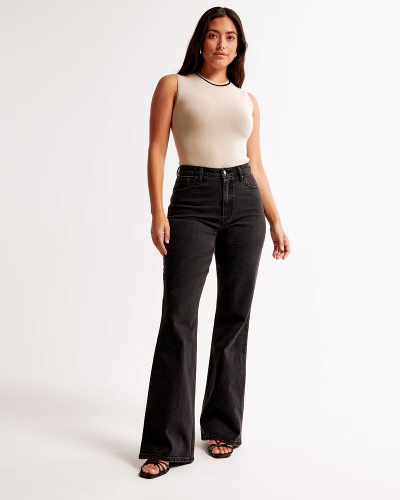 ideas for flare leg jeans outfits