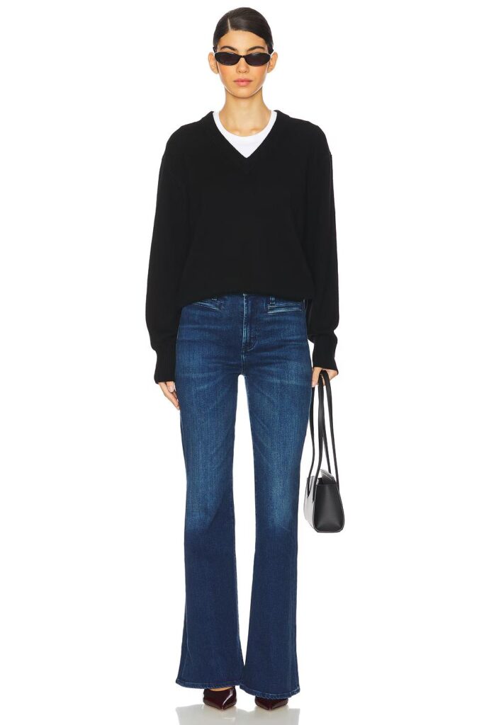 flare leg jeans outfits