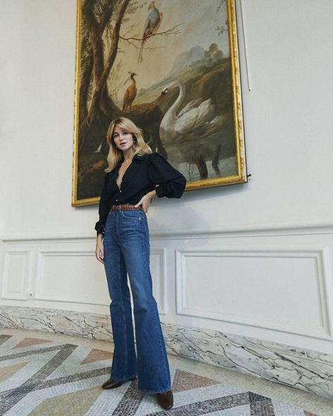 flare leg jeans outfits