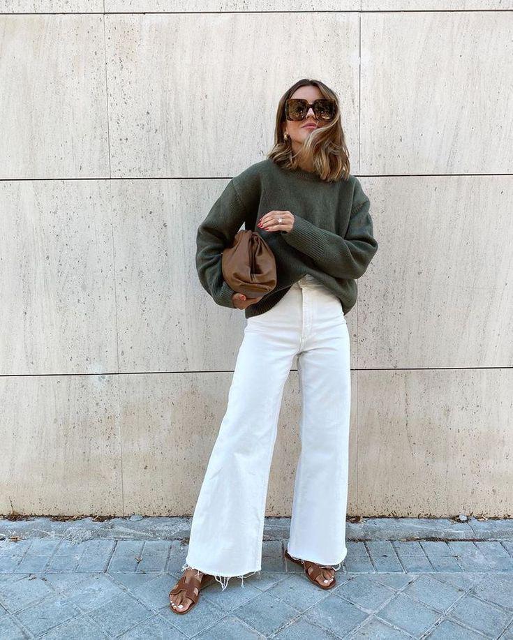 how to wear wide leg jeans 
