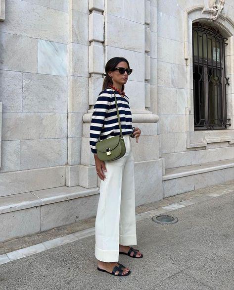 how to wear white wide leg jeans 