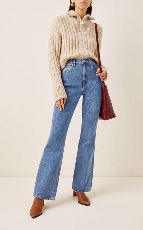 wide leg jeans with pointy toe boots