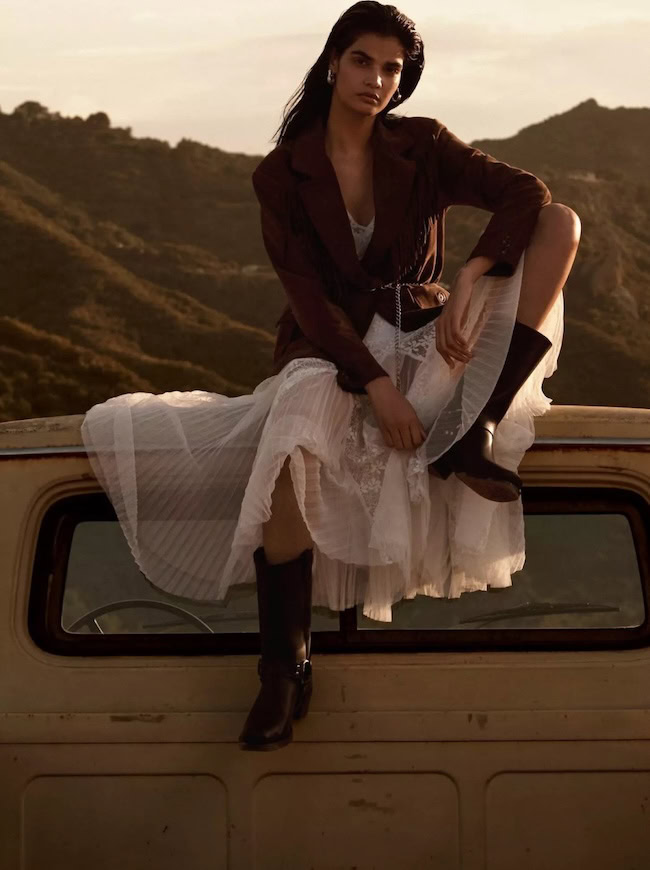 boho dress with jacket