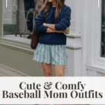 cute and comfy baseball mom outfits