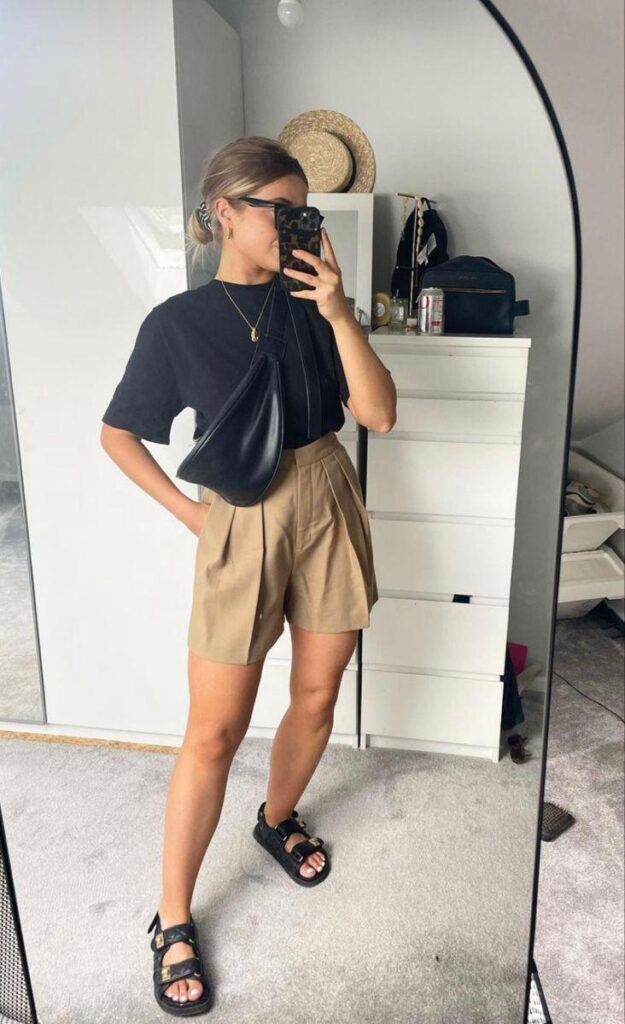 how to look good when its hot black outfits