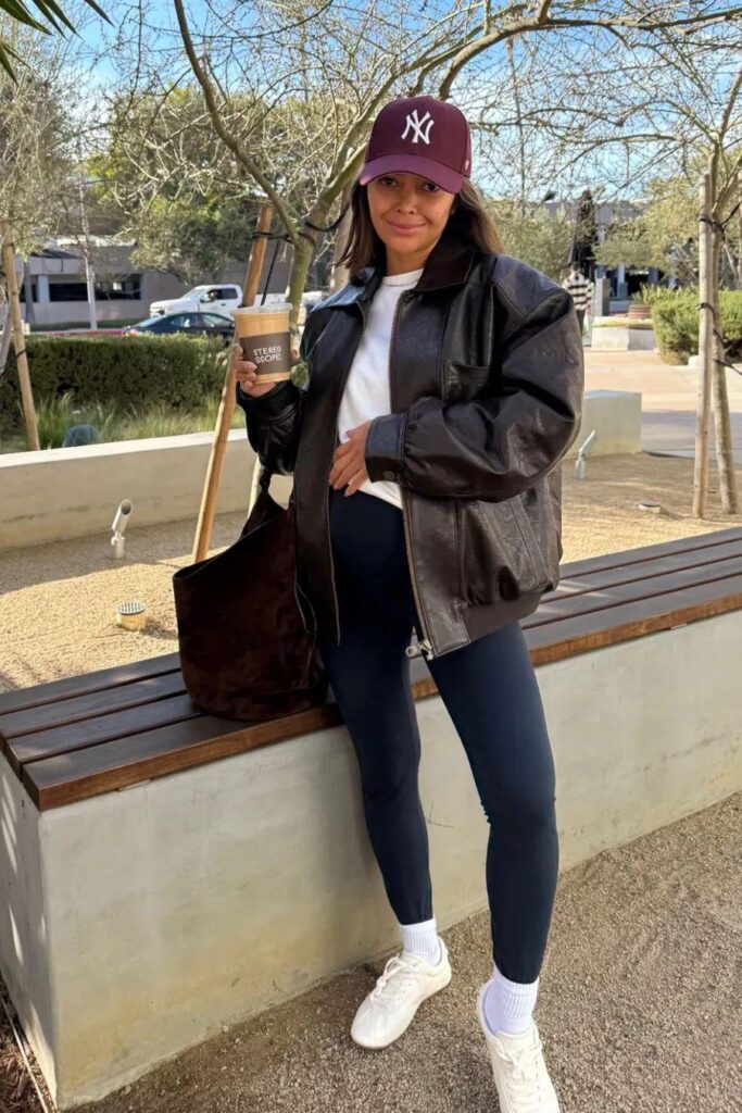 chic school drop off outfits for moms