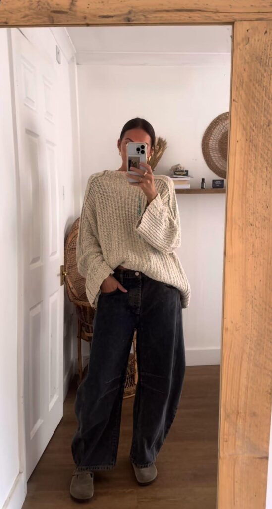 cute cold weather school drop off outfits