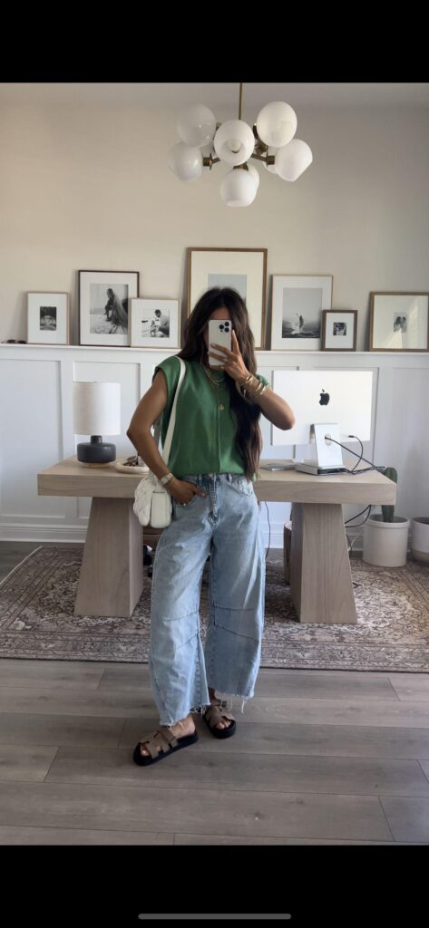chic school drop off outfits for moms