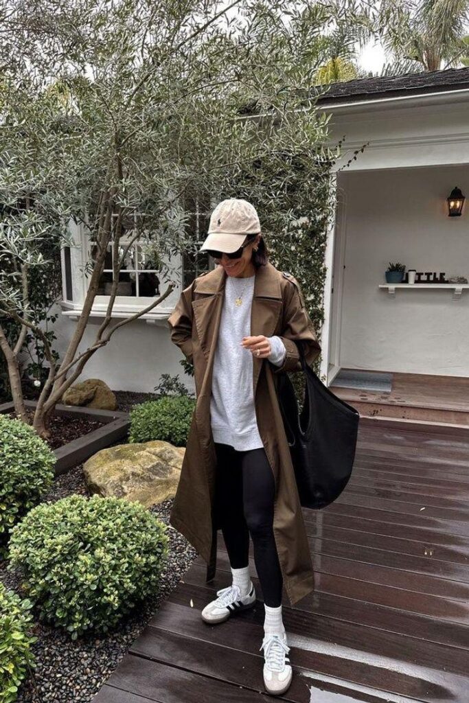 cold weather school drop off outfits