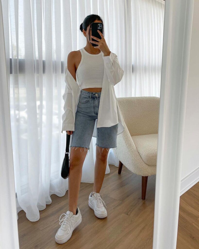 jorts outfit ideas