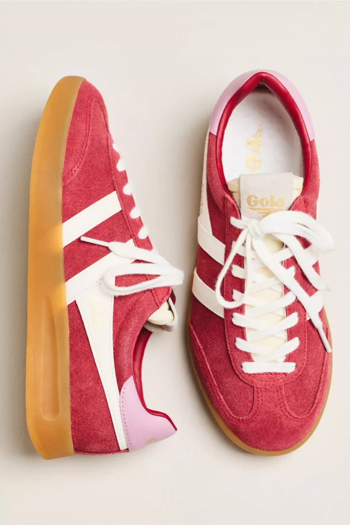 gola red sneakers