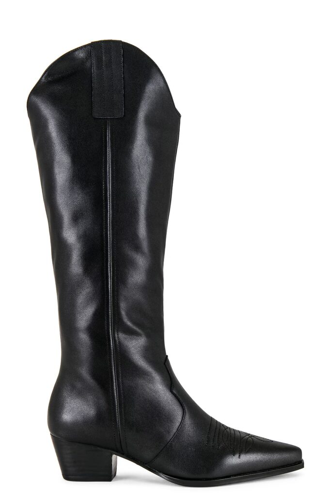 raye black western boot
